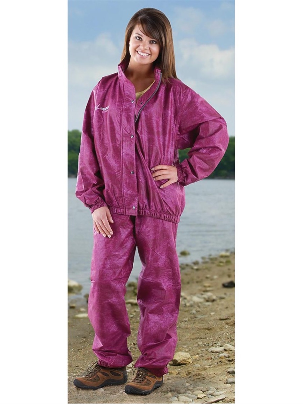 Frogg Toggs Waterproof Rain Suit Matching Jacket Pants Gear Womens Small *m